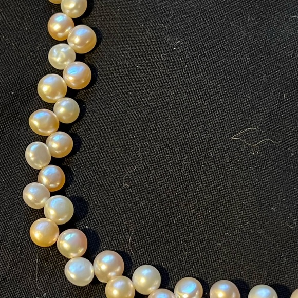 Real Pearl 2 Color Necklace - Picture 17 of 17